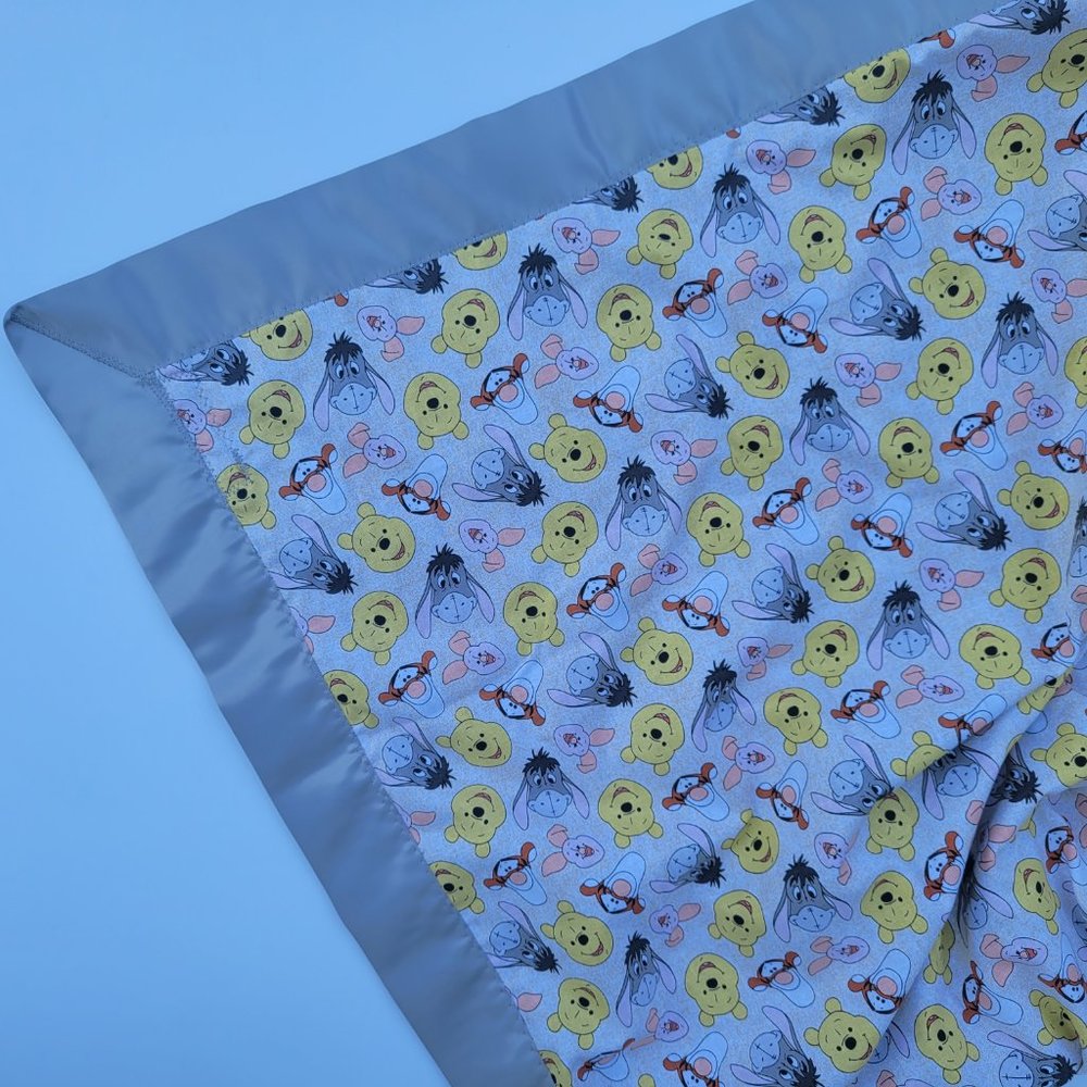 Lovely Winnie the Pooh Baby Minky Blanket ,Binding blanket 30 x 45